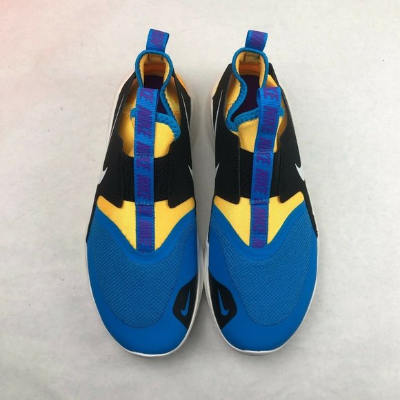 Nike Flex Runner Sneakers AT4662-401 Blue/Yellow - Picture 5 of 11